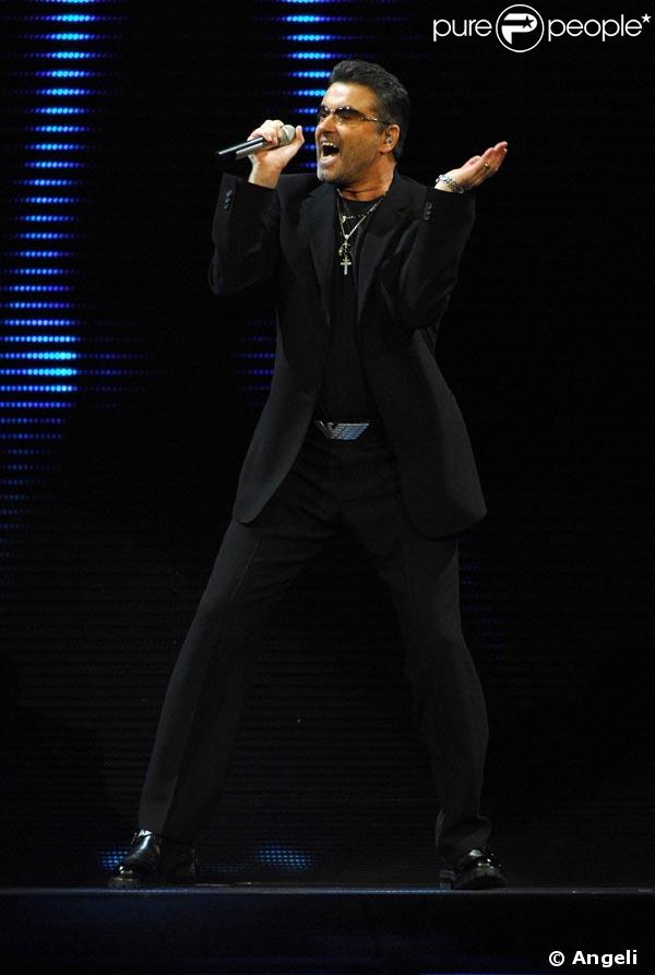 George Michael en concert à NYC le 23/07/08