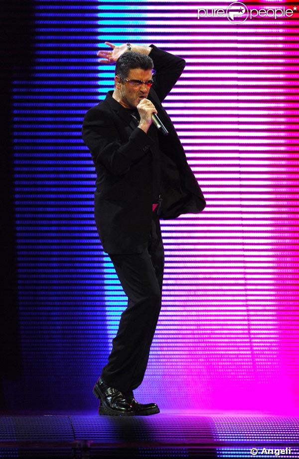 George Michael en concert à NYC le 23/07/08