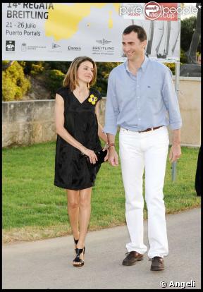 Letizia d'Espagne et Felipe d'Espagne