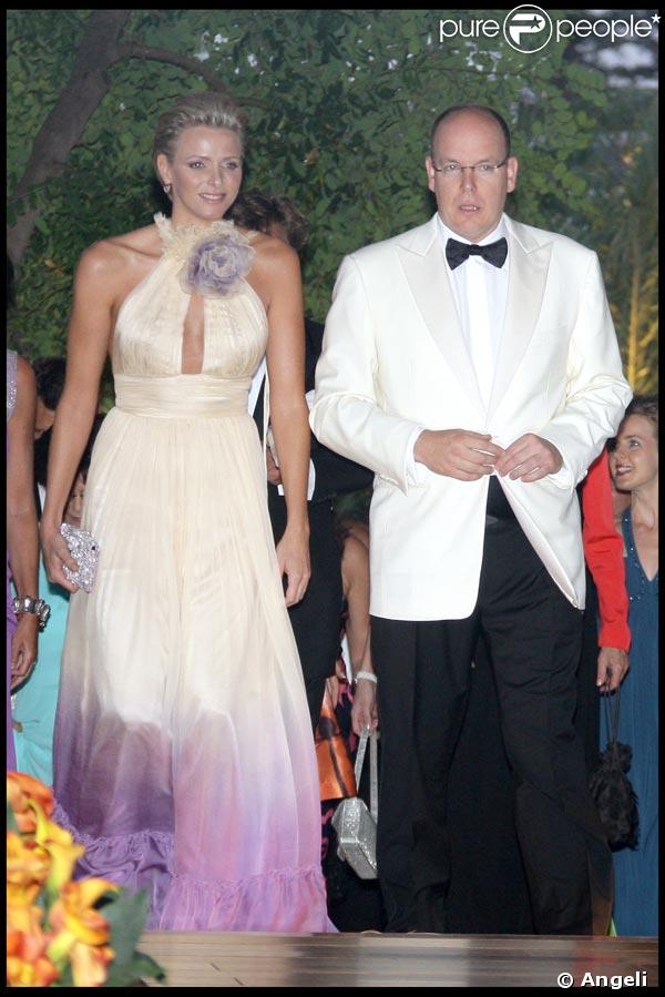 Charlene Wittstock et le prince Albert II