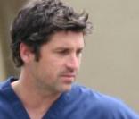 Patrick Dempsey sur le tournage de Grey's Anatomy