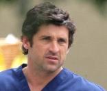 Patrick Dempsey sur le tournage de Grey's Anatomy