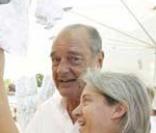 Jacques Chirac au marché à Saint-Tropez
