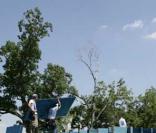Construction de maison pour l'association de Brad Pitt 'Make it Right'