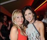 Soirée d'anniversaire de Massimo Gargia : Caroline Barclay et Monica Bacardy