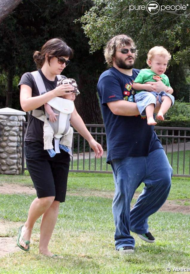 Jack Black en famille