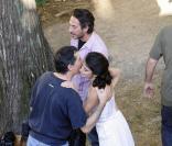 Sur le tournage de 'Los Abrazos Rotos'...