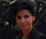 Rachida Dati à l'Elysée lors de la visite de Benoît XVI