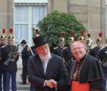 Le rabbin Sitruck et des cardinaux