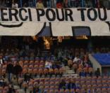Les supporters de la loge Auteuil ont remercié Jérôme Alonzo pour ses 7 années passées au PSG