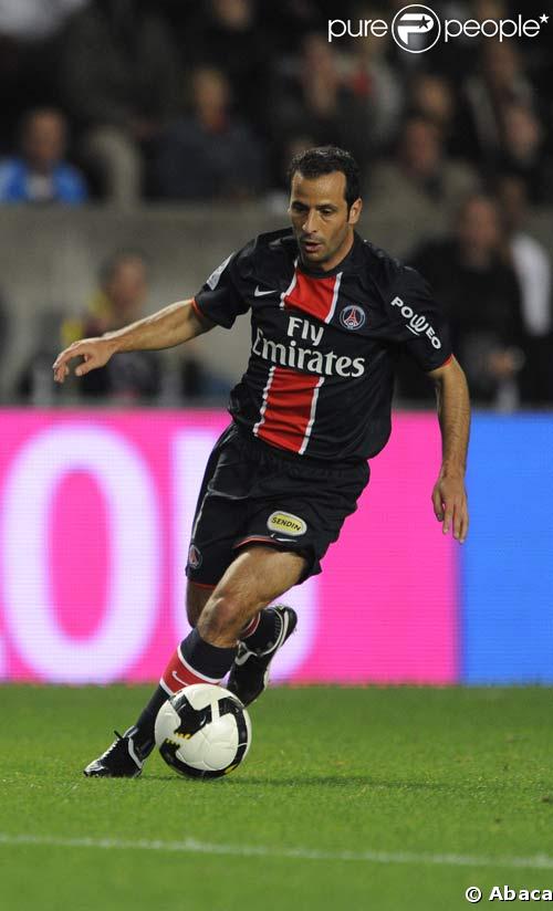 Ludovic Giuly au Parc des Princes, le 14/09/08