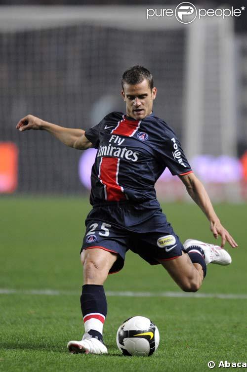 Jérôme Rothen au Parc des Princes, le 14/09/08