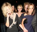 Kate Moss, Allegra Versace et Kimberly Stewart