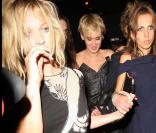 Kate Moss, Allegra Versace et Kimberly Stewart