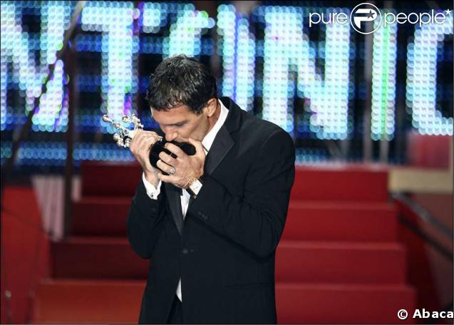 Antonio Bandera reçoit le prix Donastia
