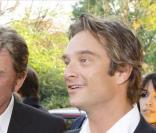 Johnny, Laeticia et David Hallyday réunis à l'espace Cardin