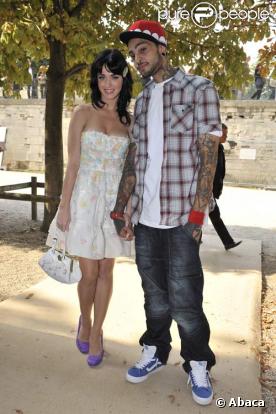 Katy Perry et Travis McCoy au défilé Dior, le 29/09/08