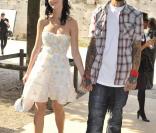 Katy Perry et Travis McCoy au défilé Dior, le 29/09/08