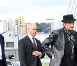 Johnny Hallyday inaugure le Zénith de Saint-Etienne