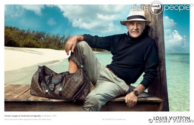 Sean Connery pour Louis Vuitton