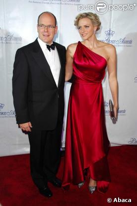 Le prince Albert et Charlene