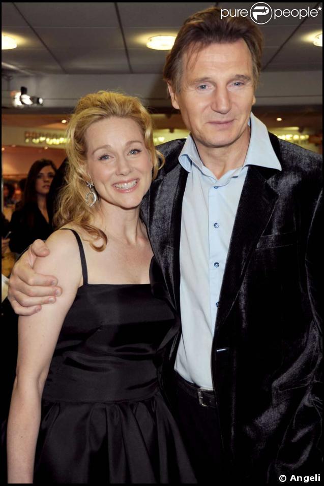Liam Neeson et sa partenaire Laura Linney