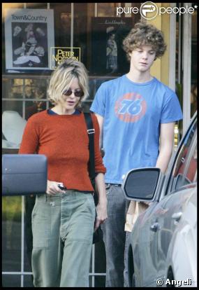 Meg Ryan et son fils Jack Henry