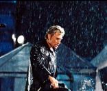 Johnny Hallyday sur scèneau Stade de France en 1998
