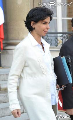 Rachida Dati à la sortie du Conseil des Ministres, le 29/10/08