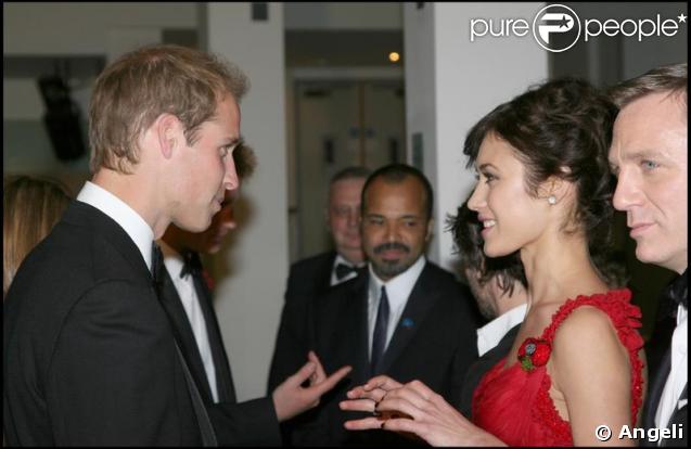 Le Prince William et Olga Kurylenko