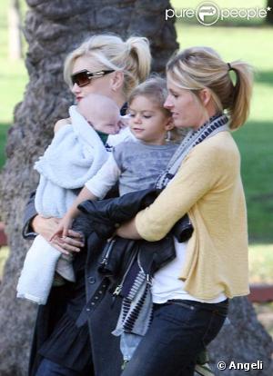 Gwen Stefani, son fils Zuma, son fils Kingston et sa belle-soeur Jen
