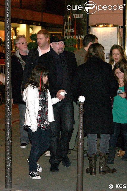 John Travolta et sa famille