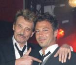 Johnny Hallyday et Christophe Maé