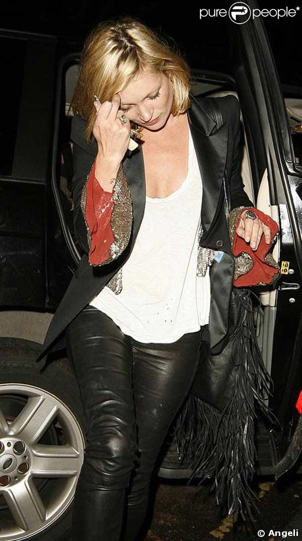 Kate Moss et Jamie Honce in London