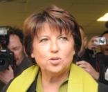 La voix de Martine Aubry aura été déterminante hier soir pour sa propre élection à la tête du PS