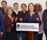 Ségolène Royal lors de sa conférence de presse hier soir