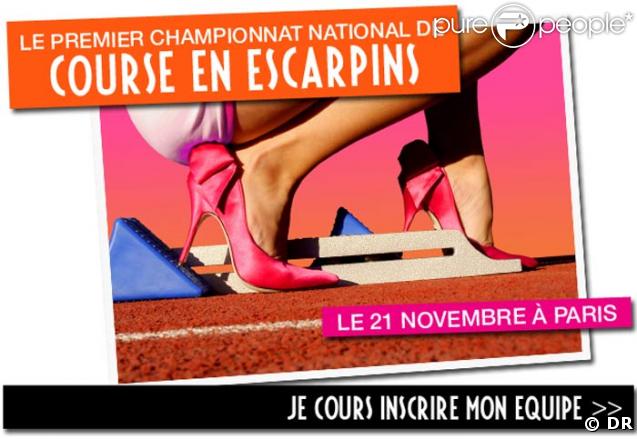 La première course en escarpins, le 21/11/08