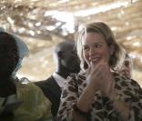 Mathilde de Belgique en visite au Sénégal