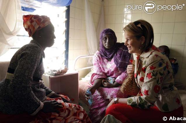 La princesse Mathilde de Belgique au Sénégal