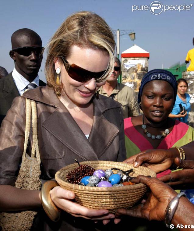 La princesse Mathilde de Belgique au Sénégal