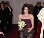 Carla Bruni-Sarkozy à Londres, en mars 2008