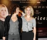 Valeria Bruni Tedeschi présente ses Actrices à Bercy, ici avec Valeria Golino