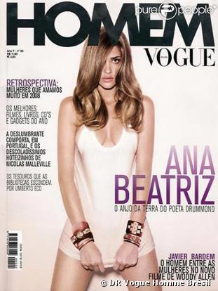 Ana Beatriz Barros pour le Vogue Homme Brésil