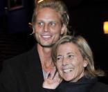 La journaliste Claire Chazal et son compagnon Arnaud Lemaire, mannequin.