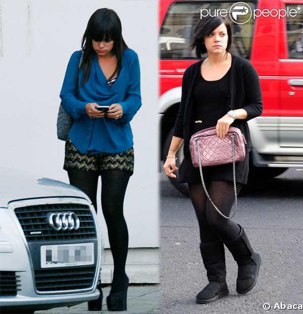 Lily Allen avant et après sa perte de poids dans les rues de Londres, plus fine et amoureuse ! 