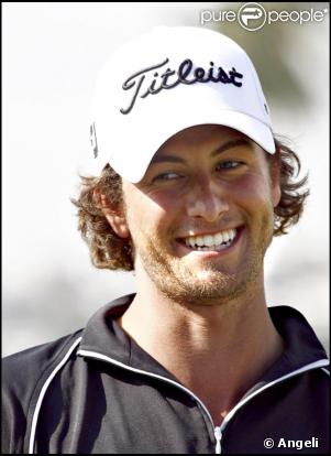 Le golfeur Adam Scott, à qui l'on prête une relation avec la comédienne Kate Hudson
