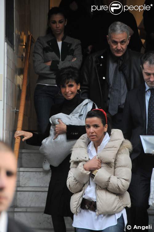 Rcahida Dati à sa sortie de clinique le 7 janvier 2009.