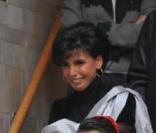 Rcahida Dati à sa sortie de clinique le 7 janvier 2009.