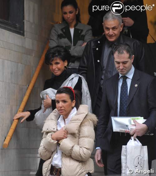 Rcahida Dati à sa sortie de clinique le 7 janvier 2009.
