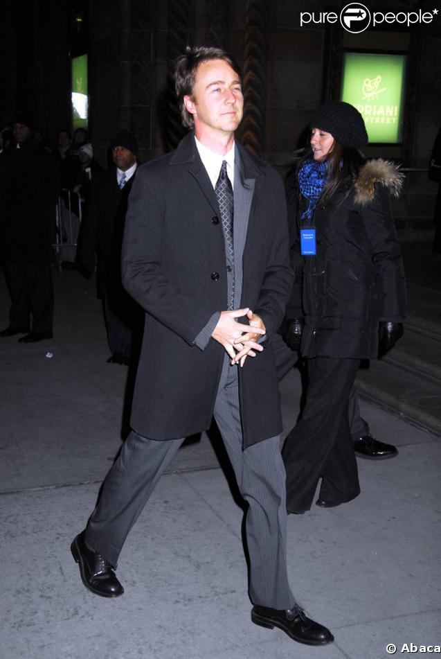 Edward Norton hier soir chez Cipriani